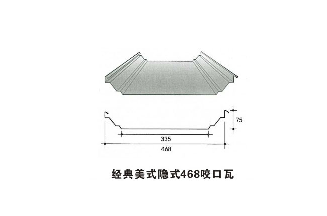 經(jīng)典美式隱式咬口瓦